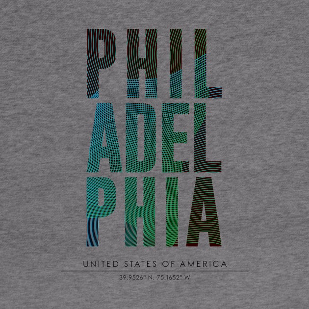 Philadelphia city typography by StudioGrafiikka